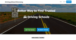 Desktop Screenshot of drivingschooldirectory.com.au