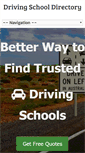 Mobile Screenshot of drivingschooldirectory.com.au